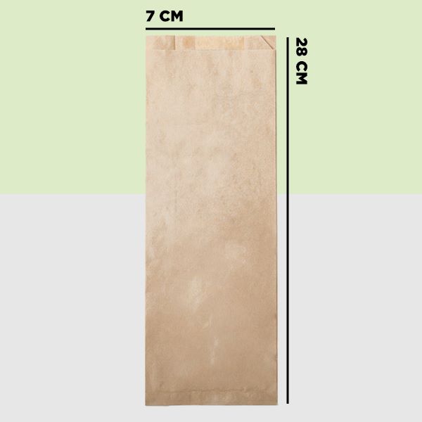 Kahverengi Baskısız 7 cm x 28 cm Çatal Bıçak Kılıfı 10 KG